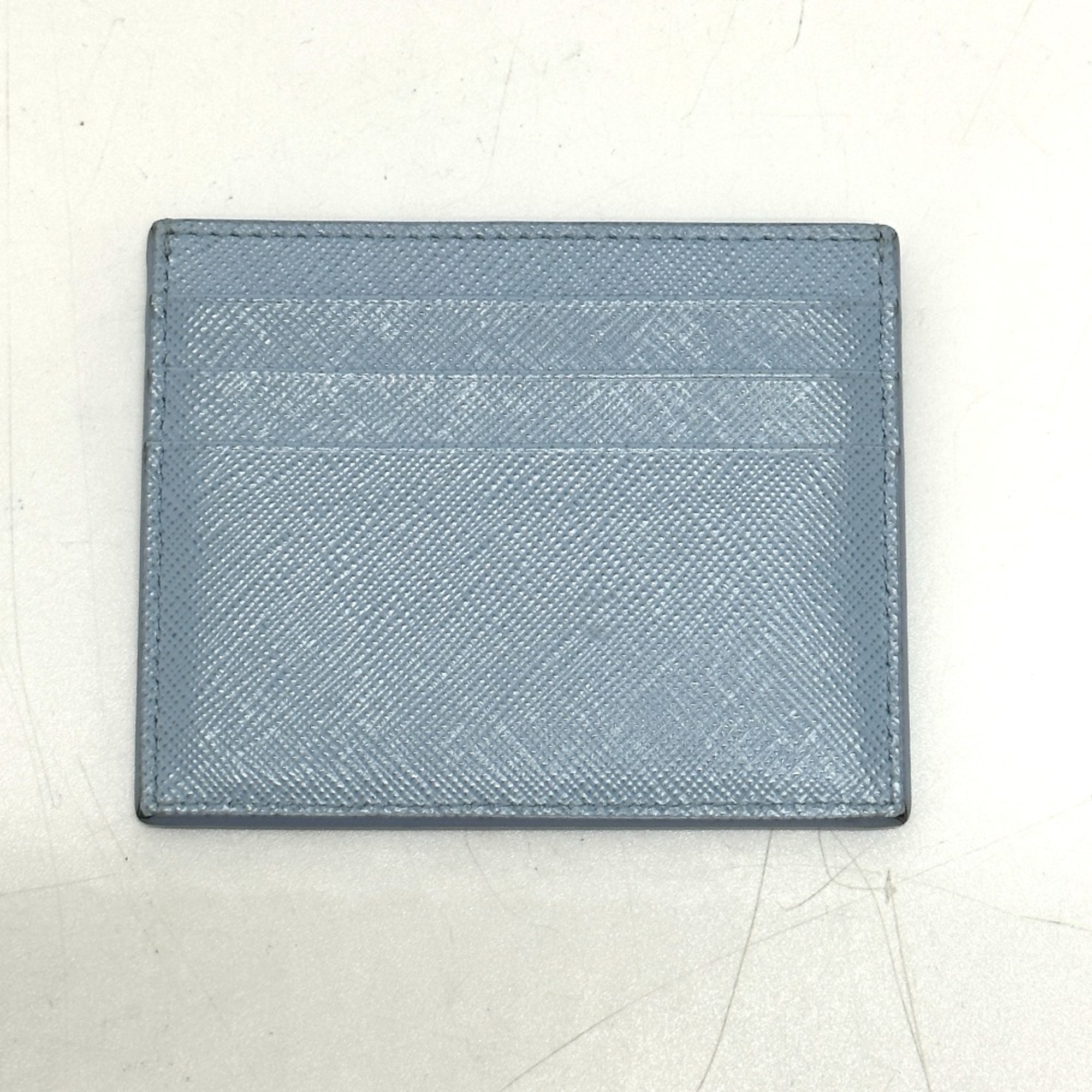 PRADA 1MC025 Pass Case Card Case Card Case Light blue