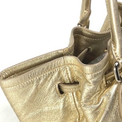 PRADA Shoulder Bag Shoulder Bag bag drawstring fringe tassel Tote Bag Gold