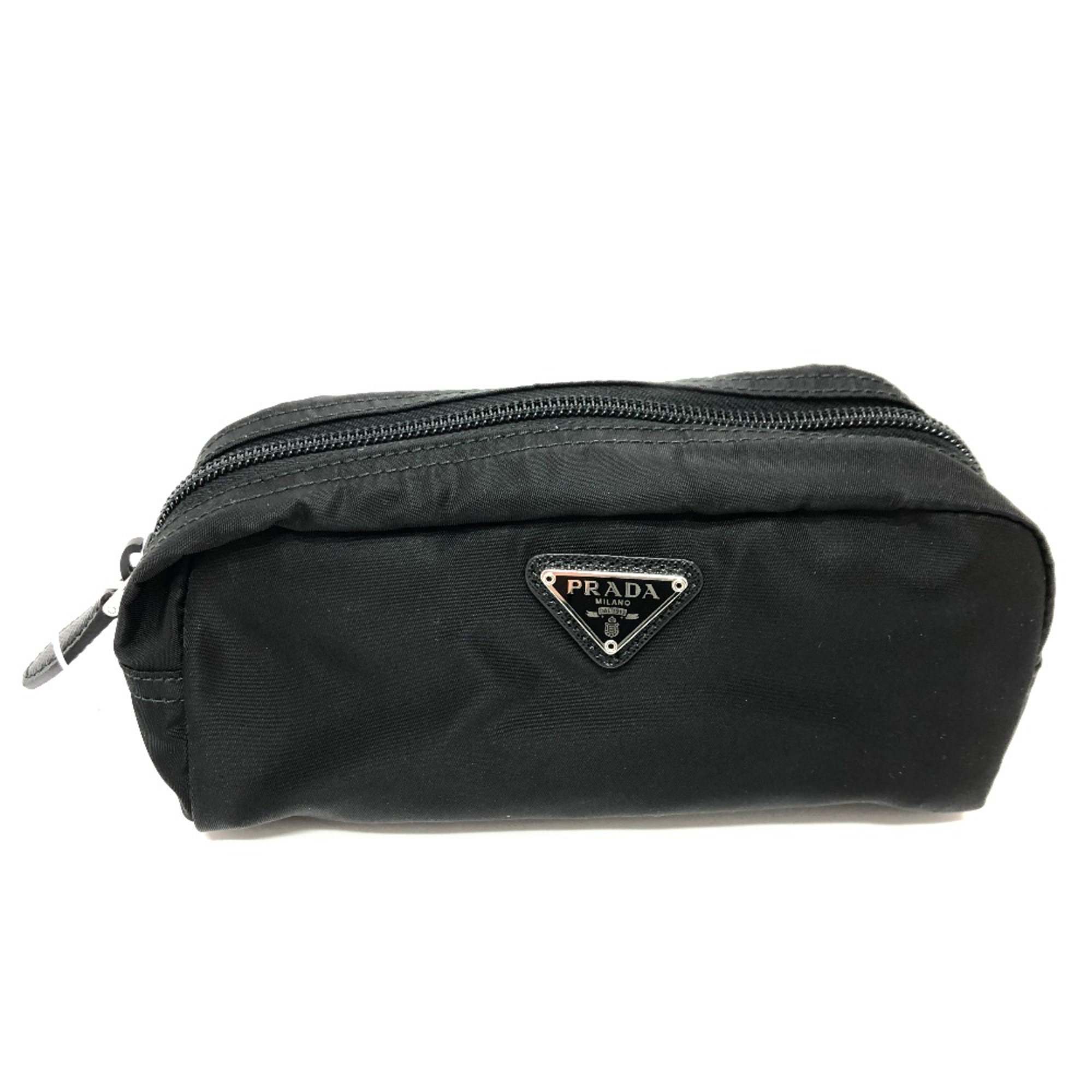 PRADA 1NA350 Makeup pouch Cosmetics Pouch Pouch NERO Black