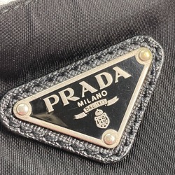 PRADA Crossbody Pochette bag flat Shoulder Bag Black