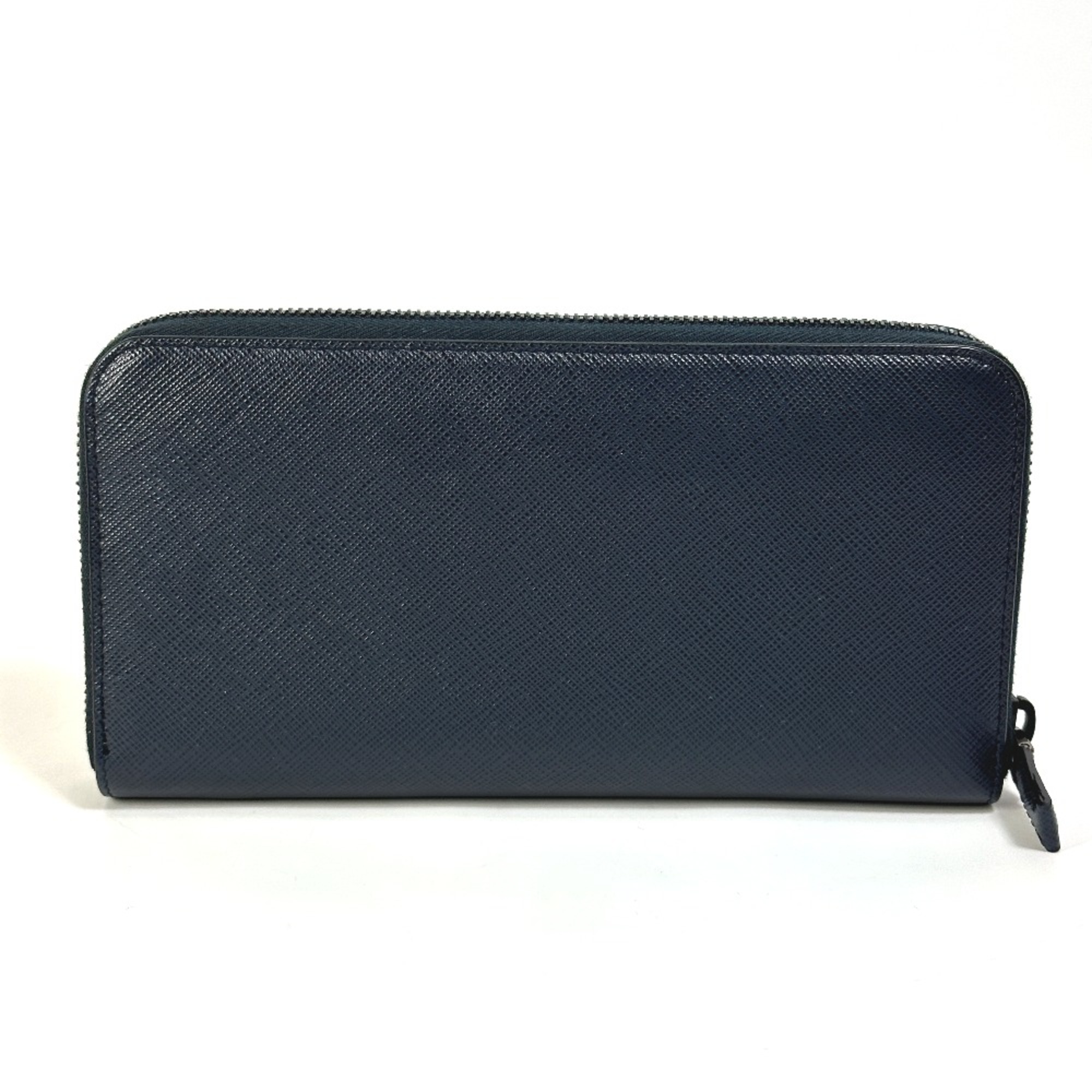 PRADA 2ML317 Logo gradient Wallet Long Wallet Navy