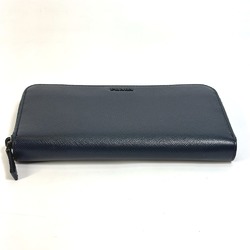 PRADA 2ML317 Logo gradient Wallet Long Wallet Navy