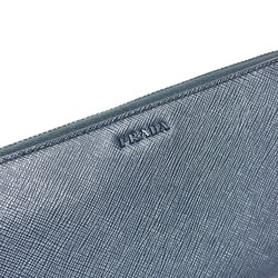 PRADA 2ML317 Logo gradient Wallet Long Wallet Navy