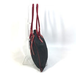 PRADA Bicolor Tote Bag Shoulder Bag Shoulder bag Hand Bag Black Red