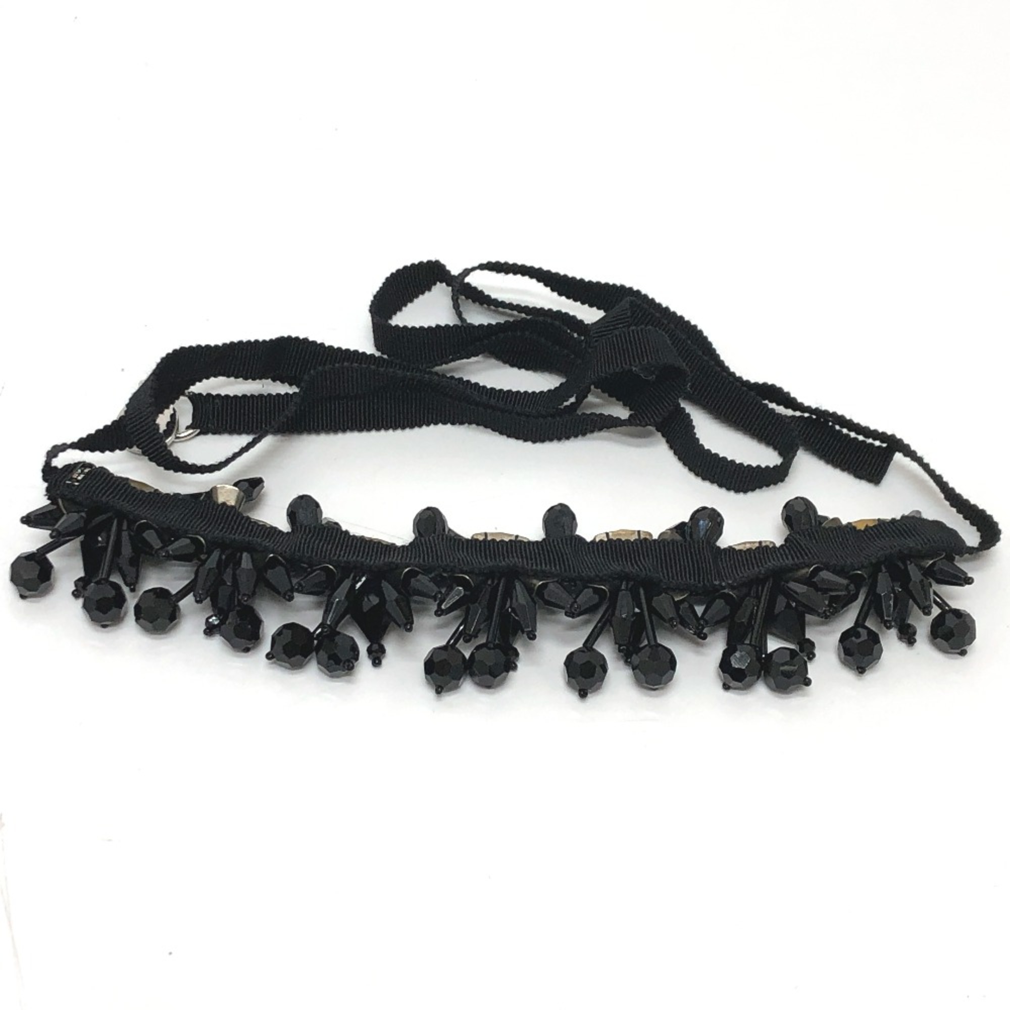 PRADA Beaded Choker Black