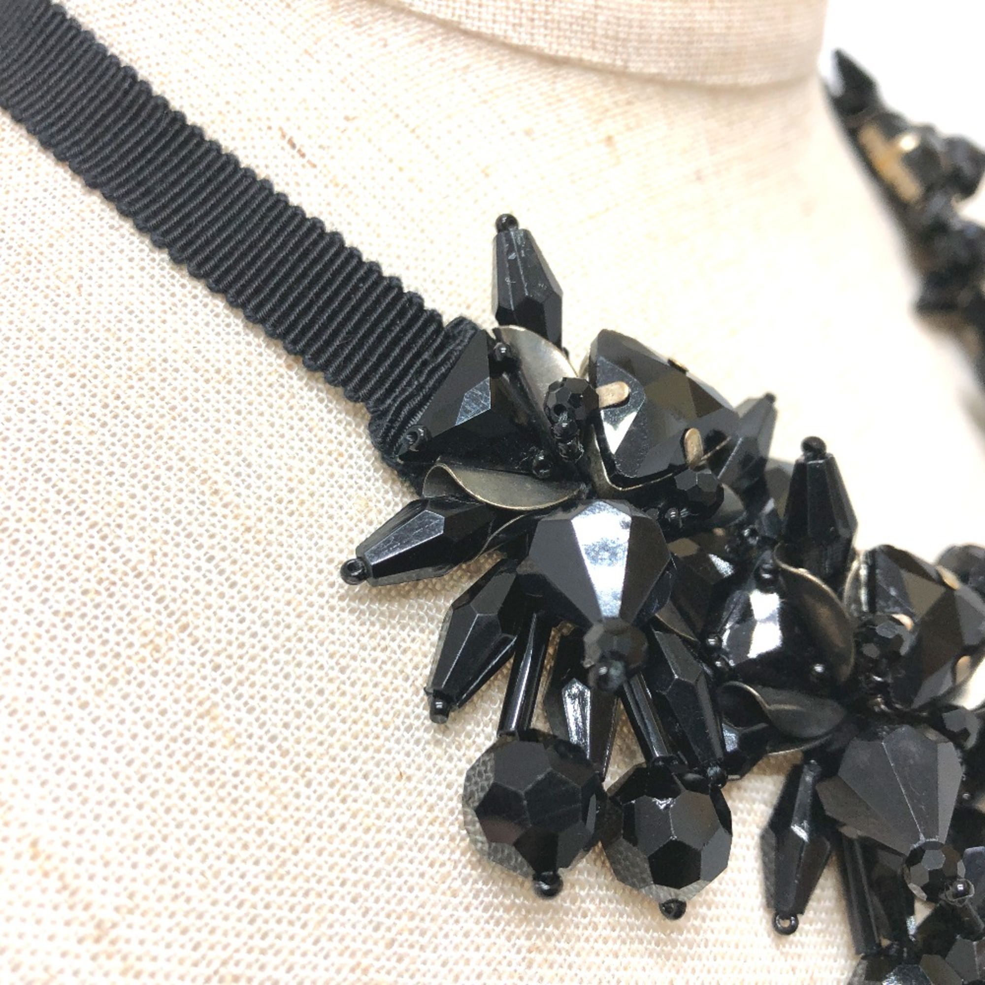 PRADA Beaded Choker Black