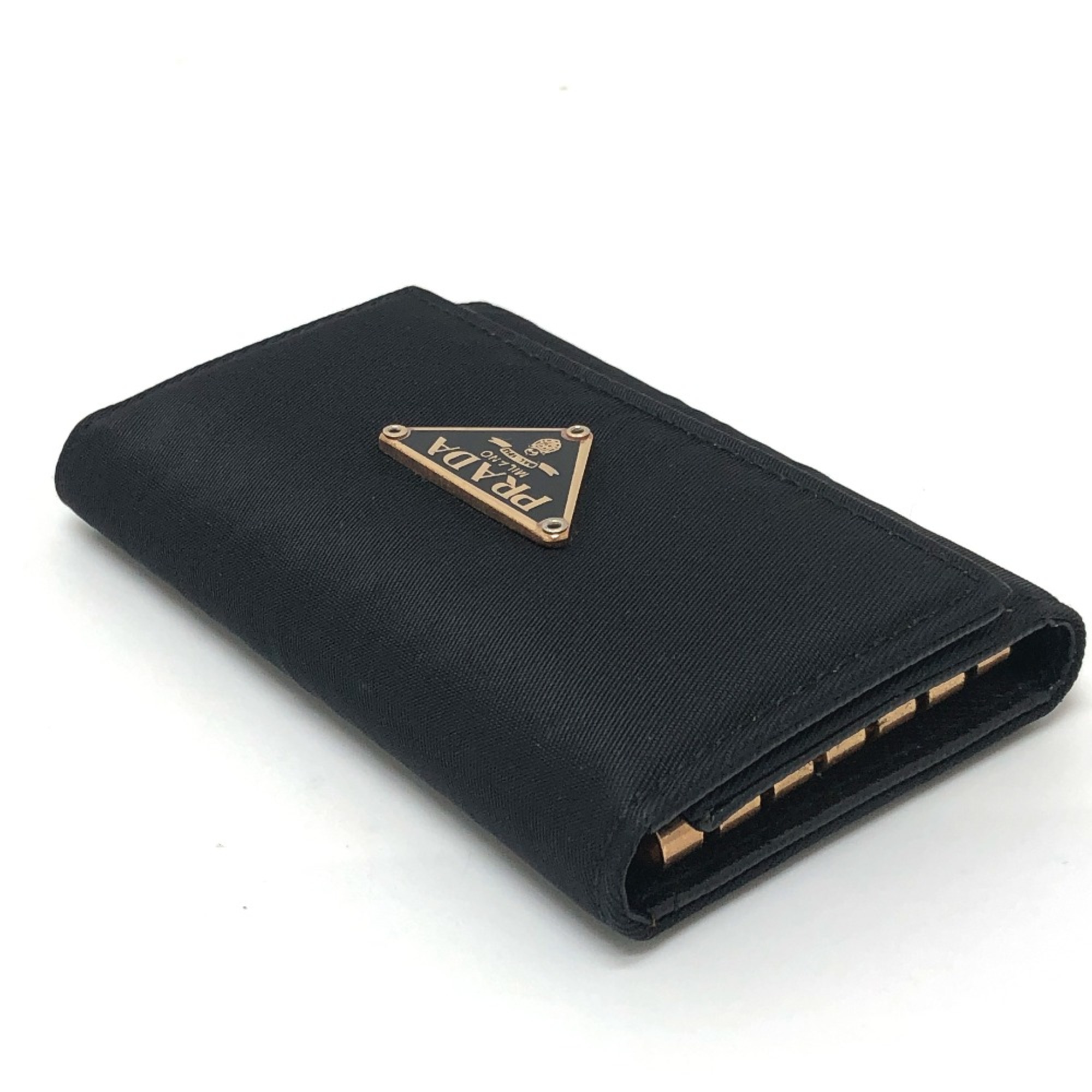 PRADA M222 6-Ring Key Case Black