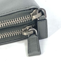 PRADA organizer W zip long wallet Long Wallet gray