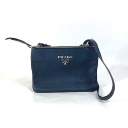 PRADA logo Bag Crossbody Shoulder Bag Navy