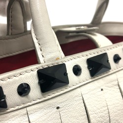 PRADA B2466S Bag Hand Bag White SilverHardware