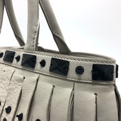 PRADA B2466S Bag Hand Bag White SilverHardware