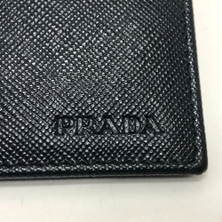 PRADA Bifold Long Wallet Folded wallet Navy