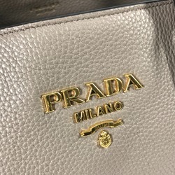 PRADA 1BA579 logo 2WAY Hand Bag Crossbody Shoulder bag Shoulder Bag gray