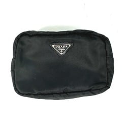 PRADA NM340X Triangle logo Pouch Black