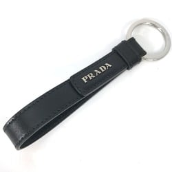 PRADA logo Key Holder Key ring Black