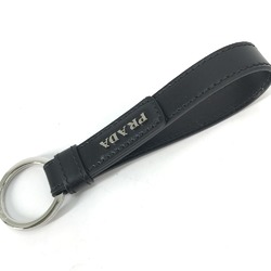 PRADA logo Key Holder Key ring Black