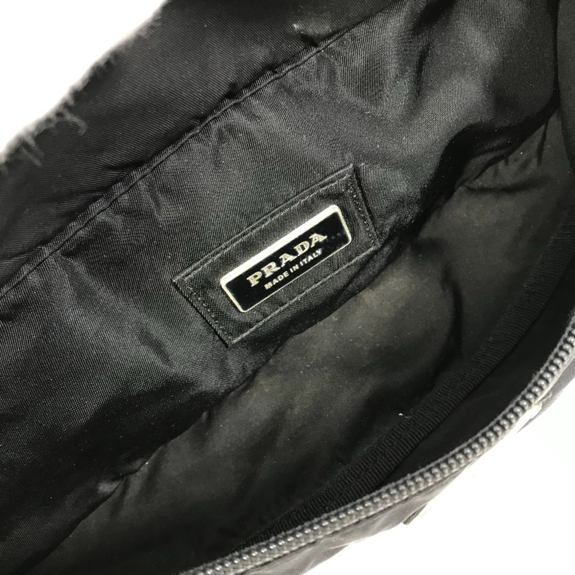 PRADA Shoulder Bag Waist Pouch Belt Bag Pouch body bag Black