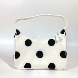 PRADA 1NE515 Re-Edition 2000 Dot polka dot shoulder bag Shoulder Bag White Black