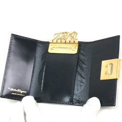 Salvatore Ferragamo Key Case Black GoldHardware