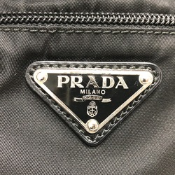 PRADA Bt0420 Flat Crossbody Bag Shoulder Bag Black SilverHardware