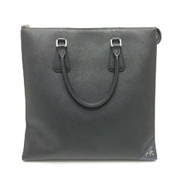 PRADA 2VG079 logo bag handbag Tote Bag Black SilverHardware