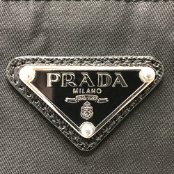 PRADA 2VH563 Triangle logo Bag Shoulder Bag Black SilverHardware