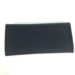 PRADA 1MH132 Long Wallet Business Card Case Pass case with flap Folded wallet Black