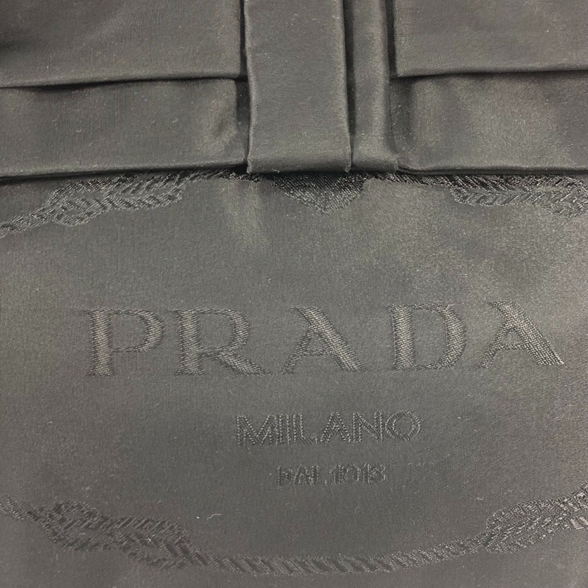 PRADA 1BG068 triangle logo triangle logo plate 2WAY Shoulder Bag Bag Crossbody Tote Bag Black