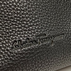 Salvatore Ferragamo AF-214920 logo Width Tote Bag Hand Bag Black