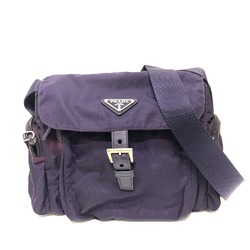 PRADA Triangle logo Crossbody bag Shoulder Bag purple