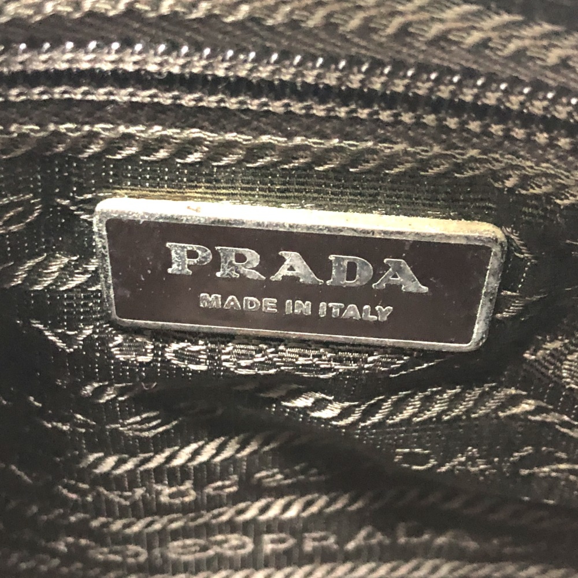 PRADA Triangle logo Crossbody bag Shoulder Bag purple