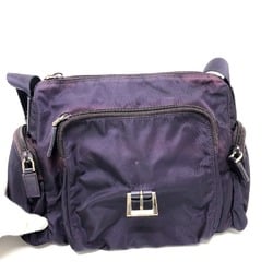 PRADA Triangle logo Crossbody bag Shoulder Bag purple