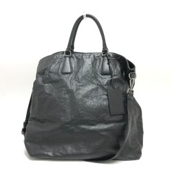 PRADA VA0971 2WAY Tote Bag Hand Bag Black SilverHardware