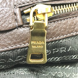 PRADA BR4970 bag shawl Tote Bag Brown GoldHardware