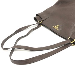 PRADA BR4970 bag shawl Tote Bag Brown GoldHardware