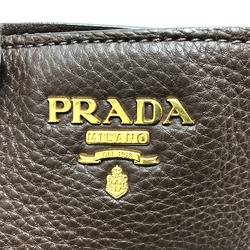 PRADA BR4970 bag shawl Tote Bag Brown GoldHardware