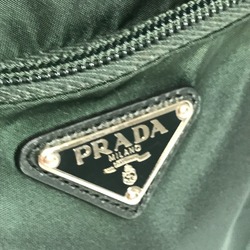 PRADA BR3697 Triangle logo Hand Bag Green