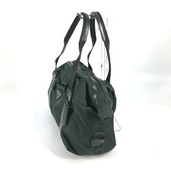 PRADA BR3697 Triangle logo Hand Bag Green