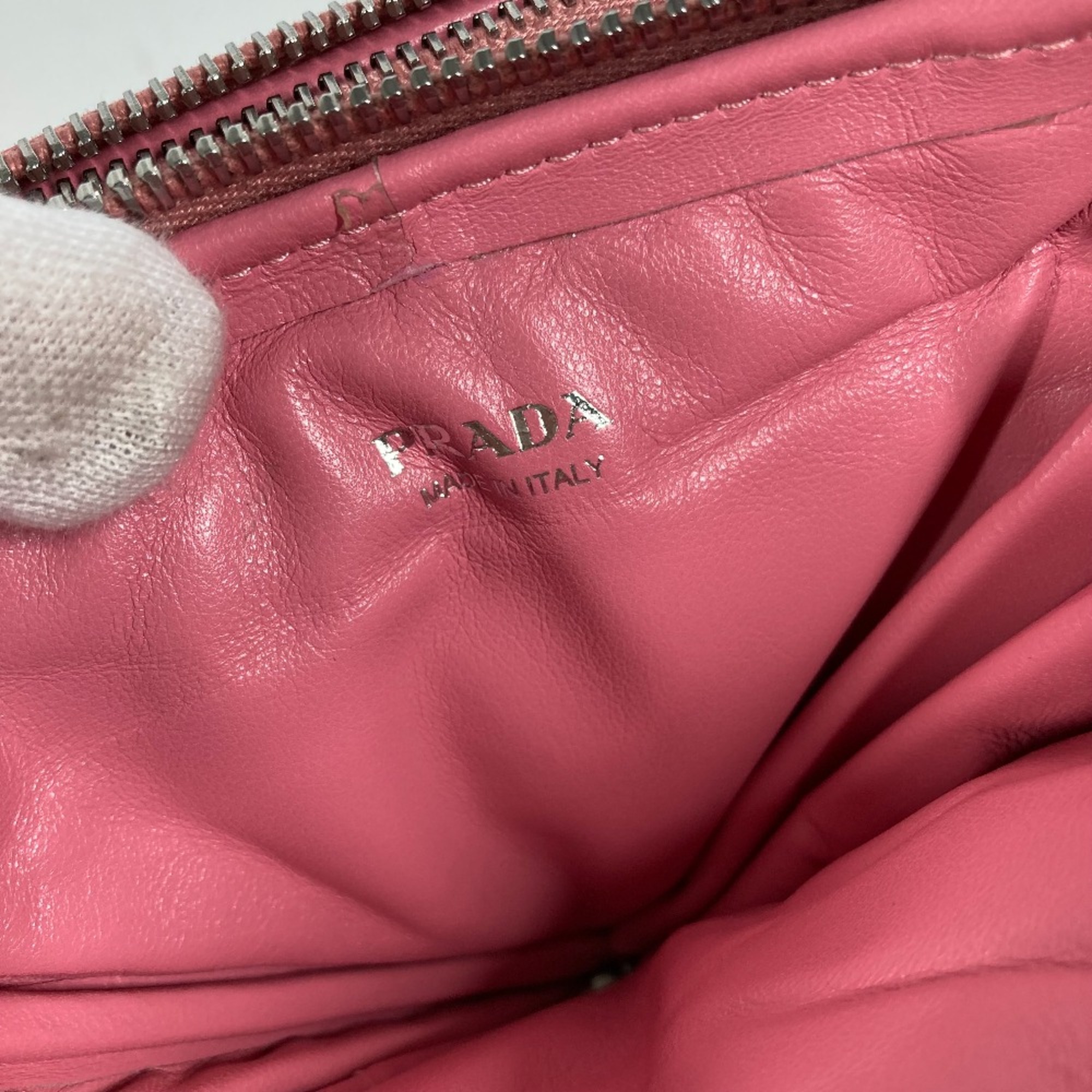 PRADA Chain Crossbody 3WAY Pochette Shoulder Bag pink