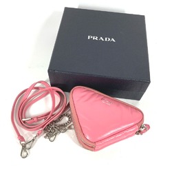 PRADA Chain Crossbody 3WAY Pochette Shoulder Bag pink