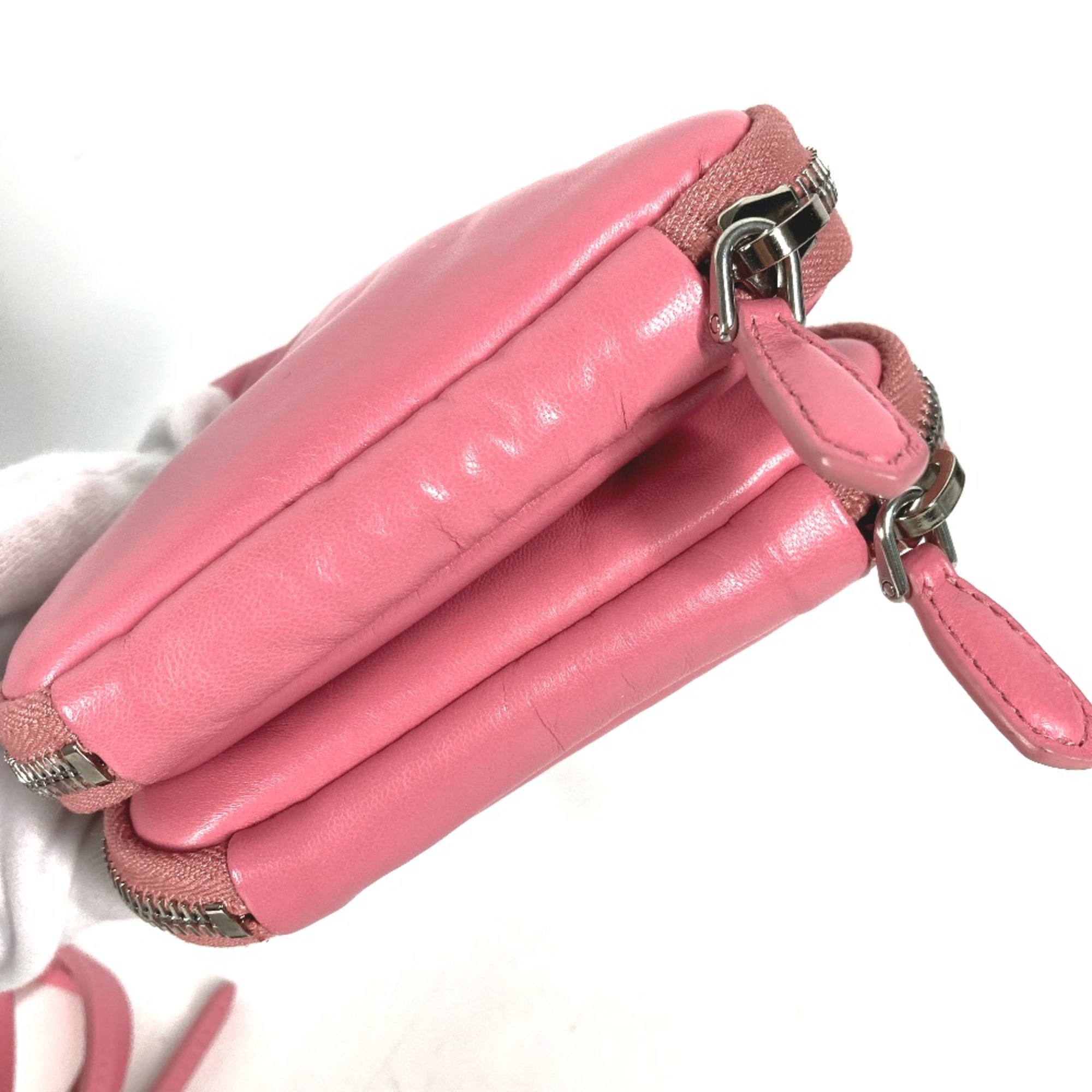 PRADA Chain Crossbody 3WAY Pochette Shoulder Bag pink