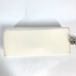 PRADA triangle logo triangle logo plate Eyewear Glasses Glasses Case Pouch White