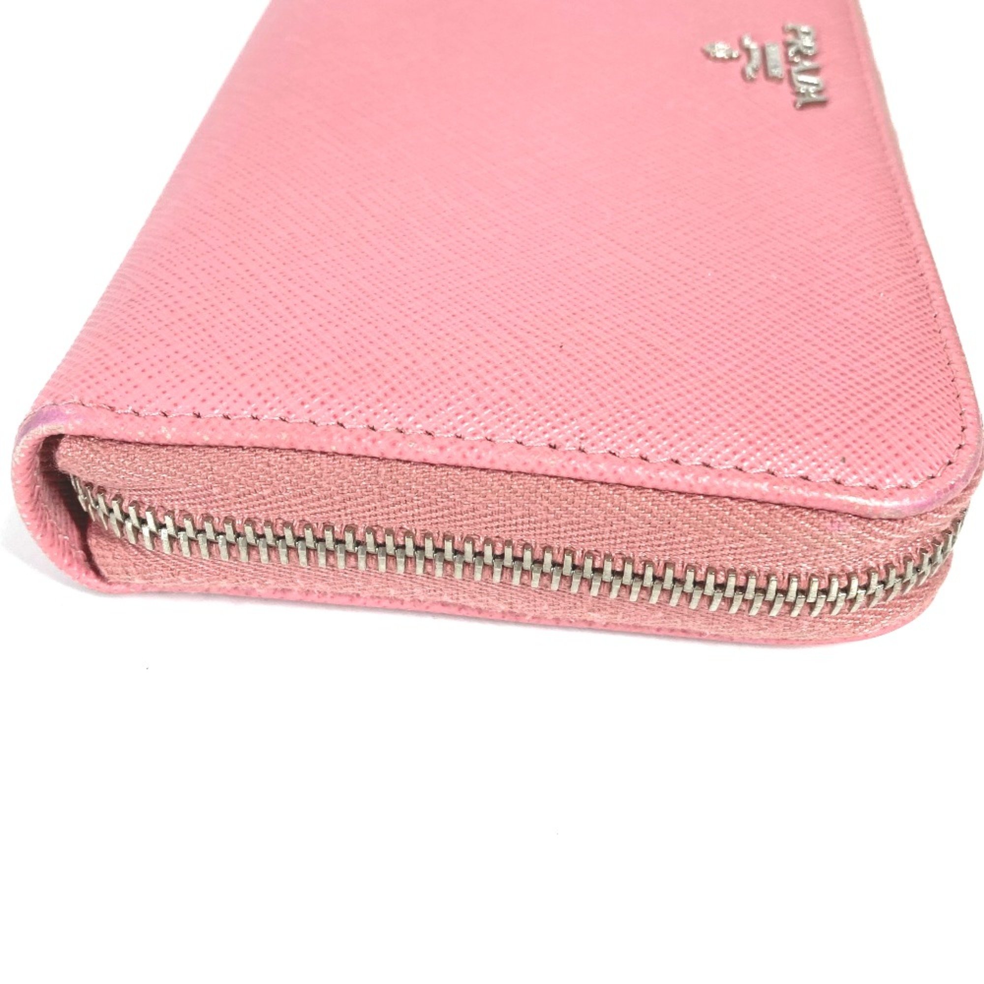 PRADA Long wallet Zip Around Long Wallet pink