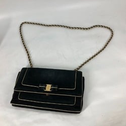 Salvatore Ferragamo Crossbody bag Vala Ribbon Shoulder Bag Black Gold