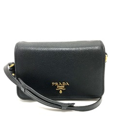 PRADA 1BD063 Crossbody bag Shoulder Bag Black GoldHardware