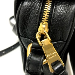 PRADA 1BD063 Crossbody bag Shoulder Bag Black GoldHardware