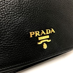 PRADA 1BD063 Crossbody bag Shoulder Bag Black GoldHardware