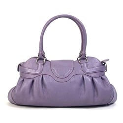 Salvatore Ferragamo AB-215370 Gancini bag shawl Hand Bag purple SilverHardware