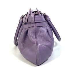 Salvatore Ferragamo AB-215370 Gancini bag shawl Hand Bag purple SilverHardware