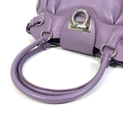 Salvatore Ferragamo AB-215370 Gancini bag shawl Hand Bag purple SilverHardware